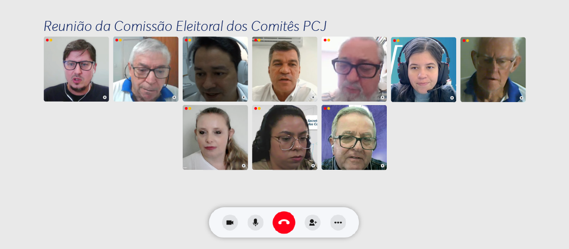 Reunião da Comissão Eleitoral dos Comitês PCJ2-01